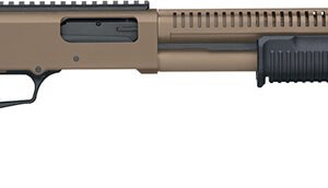 MOSSBERG 590R SECURITY TACTICAL 12 GA 18.5IN BARREL 6RD FLAT DARK EARTH CERAKOTE STANDOFF - NO SIGHTS 50756