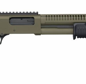 MOSSBERG 590R SECURITY TACTICAL 12 GA 18.5IN BARREL 6RD OD GREEN CERAKOTE STANDOFF - NO SIGHTS 50757