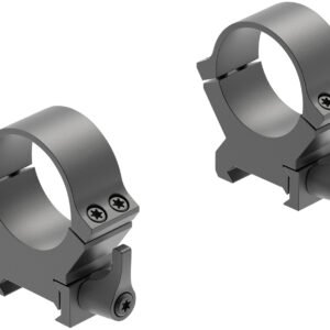 Leupold 174078 QRW2 Cross-Slot Scope Ring Set Matte Black Steel 30mm Tube High Quick Release Picatinny/Weaver