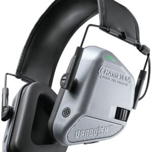 Champion Targets 40978 Vanquish Muff Over the Head Rechargeable Li-ion  Gray/Black