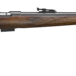 CZ-USA 02303 CZ 457 Lux Full Size 17 HMR 5+1 24" Black Nitride Black Nitride Steel Receiver Turkish Walnut Fixed European-Style Stock Right Hand