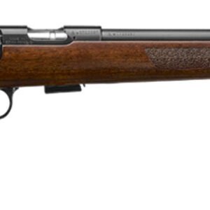 CZ-USA 02340 CZ 457 Varmint Full Size 22 LR 5+1 20.50" Black Nitride Heavy Barrel Black Nitride Steel Receiver Turkish Walnut Fixed Varmint-Style Stock Right Hand