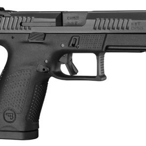 CZ-USA 01531 P-10 C Compact Frame 9mm Luger 10+1 4.02" Black Stainless Steel Barrel, Black Nitride Serrated Steel Slide, Black Polymer Frame w/Picatinny Rail, Black Interchangeable Backstrap Grip