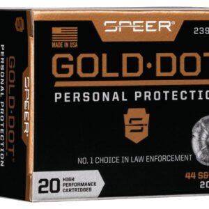 Speer 23980GD Gold Dot Personal Protection 44S&WSpl 200gr Hollow Point 20 Per Box/10 Case