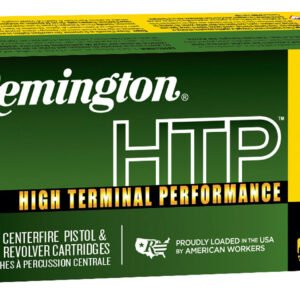 Remington Ammunition 28288 HTP 9mmLuger 115gr Jacketed Hollow Point 20 Per Box/25 Case