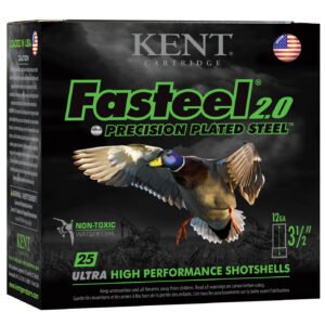 Kent Cartridge K1235FS40BB Fasteel 2.0 12 Gauge 3.50" 1 3/8 oz BB Shot 25 Per Box/ 10 Case