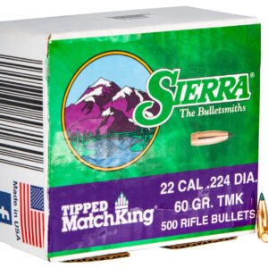 Sierra 7160C Tipped MatchKing 22Cal 60gr Tipped MatchKing 500/Box