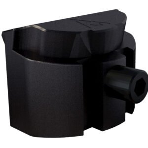 Rival Arms RA75G111A Grip Plug Compatible w/Glock Gen4 (except 36/42/43), Black Anodized Aluminum