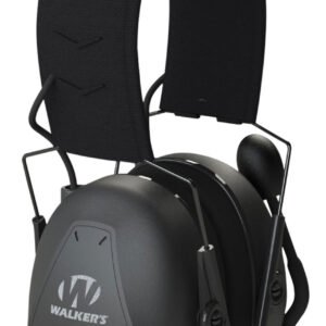 Walker's GWPBTPAS Bluetooth Passive Muff 26 dB Over the Head Black Polymer