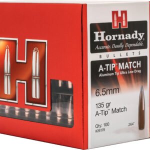 Hornady 26179 A-Tip Match 6.5 Creedmoor .264 135 gr A Tip Match 100 Per Box/ 10 Case