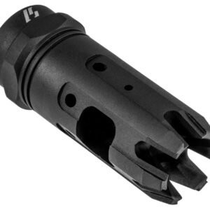 Strike Industries MK9COMP Mini King Comp Black Steel with 1/2"-28 tpi Threads & 2.30" OAL for 9mm Luger AR-Platform