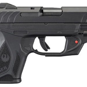Ruger 3830 Security-9 Compact 9mm Luger 3.42" Barrel 10+1, Black Nylon Grip Frame With Picatinny Acc. Rail, Black Oxide Steel Slide, Manual Safety, Includes Viridian Red Laser