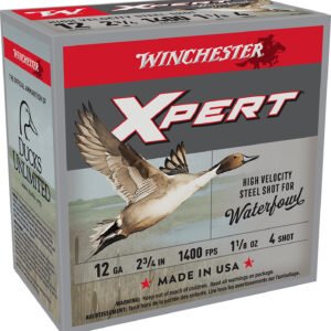 Winchester Ammo WEX12H4 Super X Xpert High Velocity 12Gauge 2.75" 1 1/8oz 4Shot 25 Per Box/10 Case