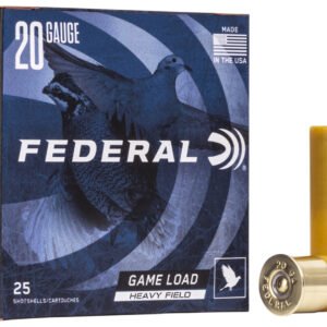 Federal H20275 Game-Shok Heavy Field 20Gauge 2.75" 1oz 7.5Shot 25 Per Box/10 Case
