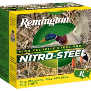 Remington Ammunition 20802 Nitro-Steel High Velocity 12Gauge 3" 1 1/4oz 4Shot 25 Per Box/10 Case