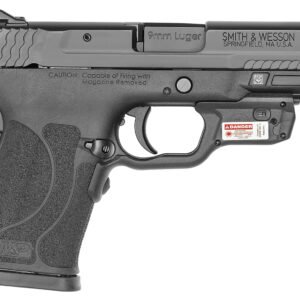 Smith & Wesson 12439 M&P Shield EZ M2.0 9mm Luger 3.68" 8+1 Black Black Armornite Stainless Steel Slide Black Polymer Grip Crimson Trace Red Laser (No Manual)