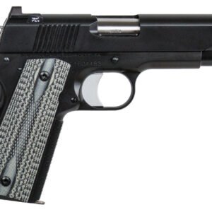 Dan Wesson 01826 V-Bob  45 ACP 8+1 4.25" Stainless Match Grade Barrel, Black Duty Serrated Stainless Steel Slide & Frame w/Beavertail, Black/Gray G10 Grip, Ambidextrous