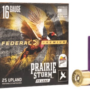 Federal PFX164FS5 Premium Prairie Storm FS 16Gauge 2.75" 1 1/8oz 5Shot 25 Per Box/10 Case