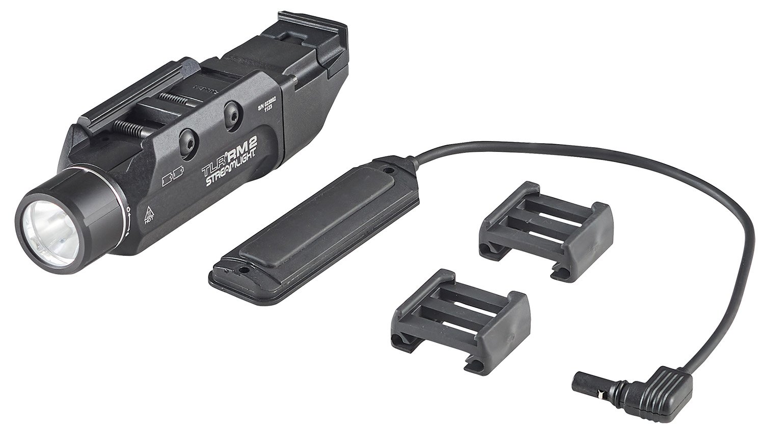 Streamlight 69450 TLR-2 RM Black Anodized Aluminum, 1,000 Lumens White LED Bulb, 297 Meters Beam, Picatinny Rail Mount