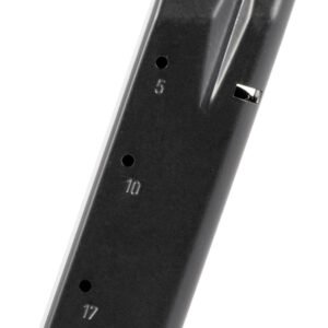 Mec-Gar MGWIT9SFAFC Tanfoglio 17rd 9mm Luger, Fits Tanfoglio Witness Sm Frame Blued w/Anti-Friction Coating Carbon Steel