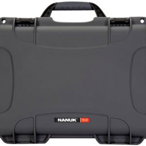 Nanuk 910GLOCK7 910 Glock Compatible 2 Up Pistol Case Graphite Resin w/ Closed-Cell Foam Padding 13.20" L x 9.20" W x 4.10" H Interior Dimensions