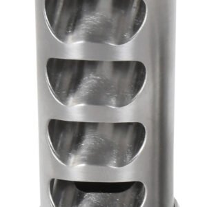 American Precision Arms G2F5838S Gen 2 Fat Bastard Self Timing Brake Stainless Steel with 5/8"-24 tpi Threads, 3.30" OAL & 1.115" Diameter for 338 Cal Rifle