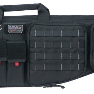 GPS Bags T35ARB Tactical AR Case 35" Black 1000D Nylon with Mag & Storage Pockets, Lockable Zippers, External Handgun Pocket & DuPont Teflon Coating
