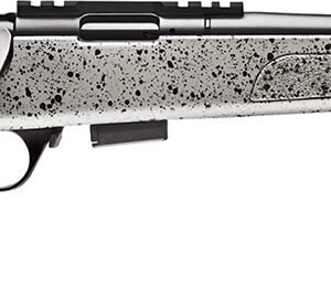 Bergara Rifles BMR003 BMR  Full Size 22 WMR 5+1/10+1 18" Matte Blued Steel Threaded Barrel & Drilled & Tapped Steel Receiver, Fixed Gray/Black Speckled Synthetic Stock