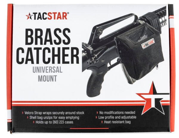 Lyman 1081245 Universal Brass Catcher Black Canvas Velcro Mount