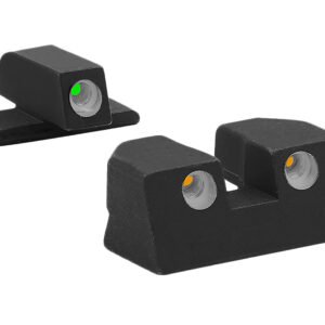 Meprolight USA 101103301 Tru-Dot  Green Tritium White Outline Front Sight-Orange Tritium White Outline Rear Sight Sig Sauer P-Series P226/P320