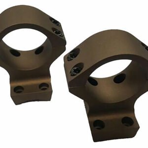 Talley HC940735 Scope Mount/Ring Combo  Burnt Bronze Aluminum 1" Tube X-Bolt Medium Rings Short/Long Action 0 MOA