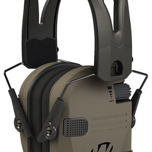 Walker's GWPRSEMRHFDE Razor Tacti-Grip 23 dB Over the Head Flat Dark Earth/Black Polymer
