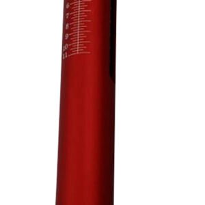 Birchwood Casey TRGSCL Trigger Scale Red Aluminum Body with Stainless Steel Trigger Pull & Rubber Black Handle for Firearms
