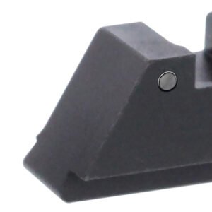AmeriGlo GL452 Optic Compatible Sight Set for Glock  XL Tall Green Tritium Orange Outline Front Sight-Green Tritium Black Outline Rear Sight