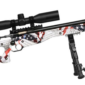Crickett KSA2153 Precision Complete Package Youth 22 LR 1rd 16.12" Threaded Bull Barrel w/Muzzle Brake, Thumbhole Amendment Synthetic Stock w/Adjustable Cheek Comb, 10 3/8"- 11 1/8" LOP Includes 4x28