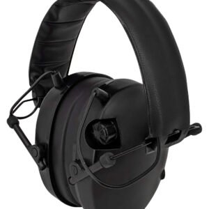 Radians 230EHP 230-EHP Slim Electronic Muff 23 dB Over the Head Black Adult 1 Pair