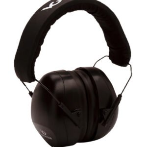 Pyramex VGPM8011C Venture Gear V80 Muff Foam 26 dB 32 dB Over the Head Black Adult 1 Pair