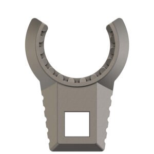 Real Avid AVMFDRBNW Master -Fit Delta Ring Barrel Nut Wrench Titanium/Stainless Steel for AR-Platform