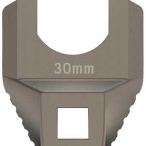 Real Avid AVMF30BNW Master -Fit Barrell Nut Wrench 30MM Titanium Titanium/Stainless Steel AR-Platform Free-Float Handle