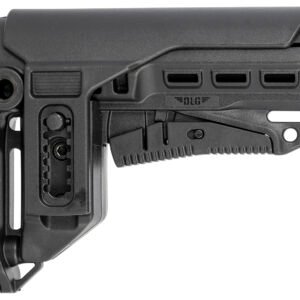 NcStar DLG-130-052 Compact PCP52 Mil-Spec Stock Black Synthetic Collapsible with Adjustable Cheekpiece
