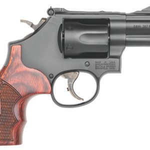 Smith & Wesson 13323 Model 19 Performance Center Carry Comp 357 Mag or 38 S&W Spl +P Blued Carbon Steel 2.50" PowerPort  Barrel, 6rd Cylinder & K-Frame, Tritium Front Night Sight, Custom Wood Grip