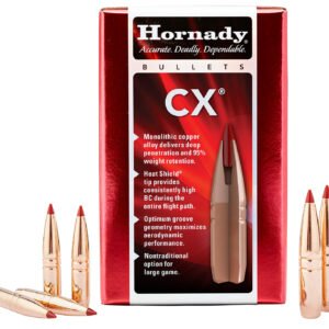 Hornady 24444 CX  6mm 90 gr Copper Solid 50 Per Box/ 40 Case