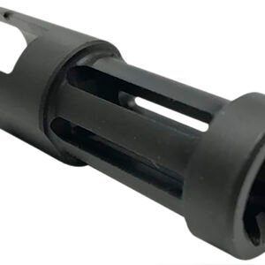 Samson 040606203 Flash Hider  Black Oxide Stainless Steel with 2.50" OAL & .860" Diameter for Ruger 10/22