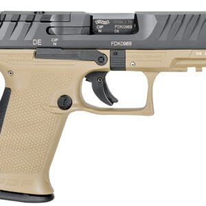 Walther Arms 2858444 PDP Compact Optic Ready 9mm Luger 4" 15+1 Black Steel Slide Performance Duty Textured  Polymer Grip
