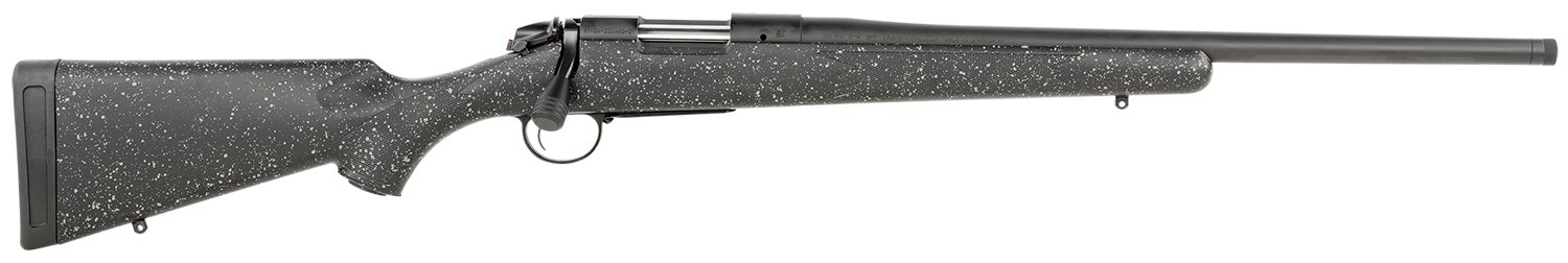 Bergara Rifles B14LM501C B-14 Ridge 300 Win Mag 3+1 24" Graphite Black Cerakote Barrel, Graphite Black Cerakote Steel Receiver, Gray Speckled Black Fixed American Style Stock, Right Hand