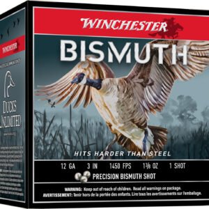 Winchester Ammo SWB1231 Bismuth 12Gauge 3" 1 3/8oz Tin Plated Bismuth 1Shot 25 Per Box/10 Case