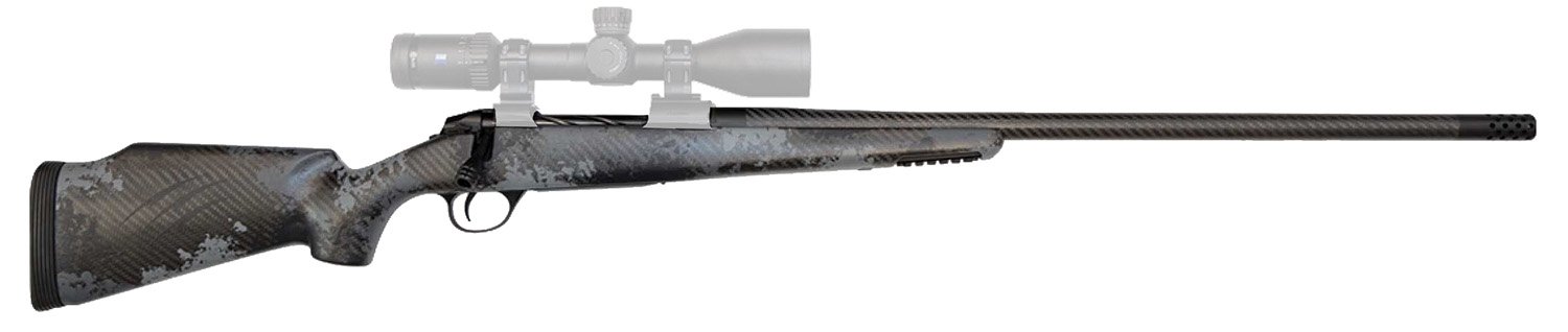 Fierce Firearms FCRG7MMRM24TP Carbon Rage Full Size 7mm Rem Mag 3+1 24" Black C3 Carbon Fiber Barrel, Tungsten Gray Cerakote Titanium Receiver, Phantom Camo Fixed Fierce Tech C3 Stock, Right Hand
