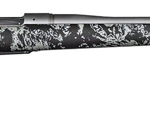 Christensen Arms 8010108600 Mesa FFT 300 PRC 3+1 22" Threaded Barrel, Tungsten Gray Cerakote, Black with Gray Webbing Stock