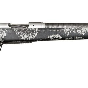 Christensen Arms 8010612900 Ridgeline FFT Full Size 243 Win 4+1, 20" Stainless Steel Threaded Barrel, Stainless Aluminum Receiver, Black w/Gray Accents Fixed Sporter w/Flash Forged Technology Stock