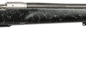 Christensen Arms 8011000300 Traverse  6.5 Creedmoor 4+1 24" Threaded Barrel, Natural Stainless, Black with Gray Webbing Stock